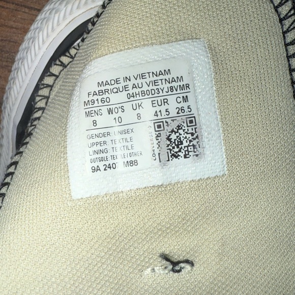 Converse Black Canvas High-Tops Men’s 8 Women’s 10 - Picture 7 of 11